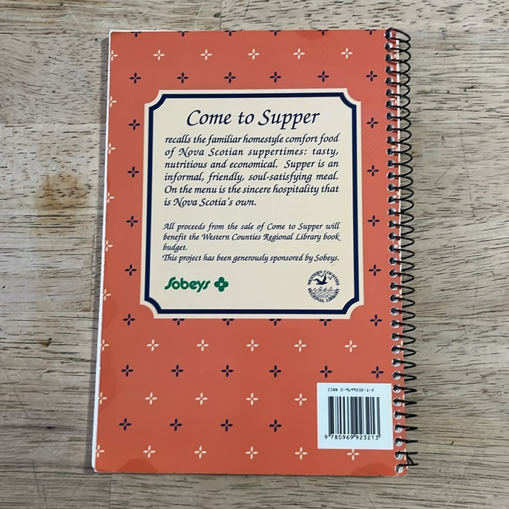 Recipe Booklet Come to Supper Favourite Recipes from Southwestern Nova Scotia - Picture 2 of 16